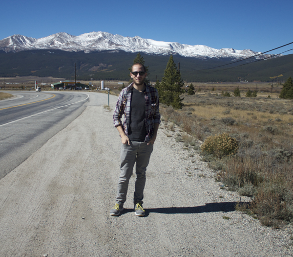 Me! Near mountains!